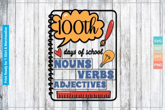 100th Days of School SVG Cricut Files for Crafts and Graphics