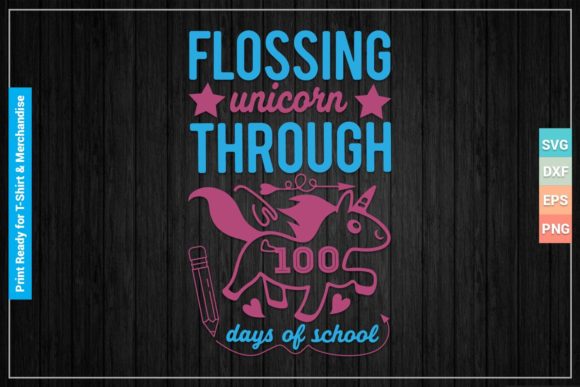 Flossing 100 Days School SVG Cuts: A Designer’s Take for Crafts and Graphics