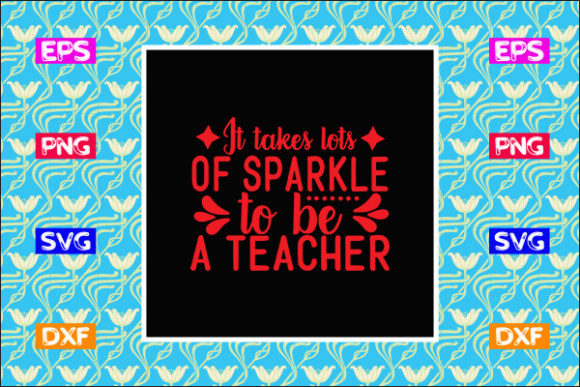 Teacher SVG Design: A Sparkling Graphic Asset for Creative Branding