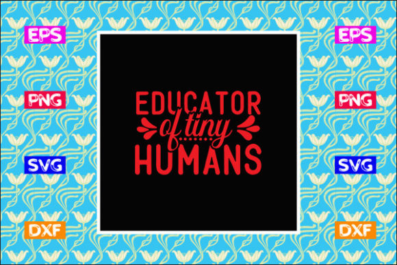 Teacher SVG Design, Educator of Tiny H for Crafts and Graphics