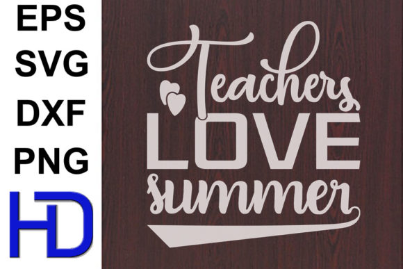 Teacher SVG Design for Crafts: A Summer-Themed Graphic Review