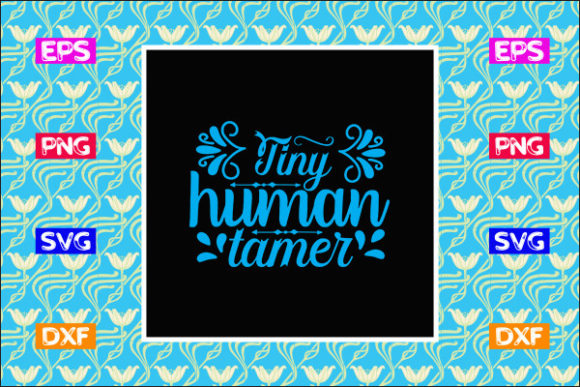 Teacher SVG Design, Tiny Human Tamer – A Versatile Graphics Asset for Content Creators